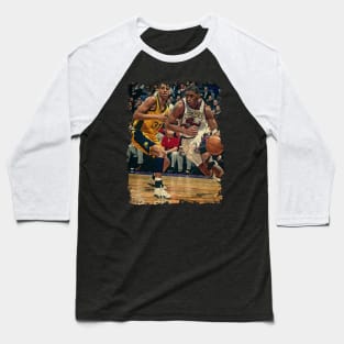 Reggie Miller vs Tracy McGrady Baseball T-Shirt